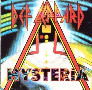 Def Leppard Hysteria single vinyl 45