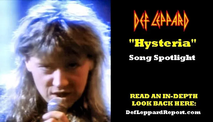 Def Leppard Song Hysteria | The Lep Report