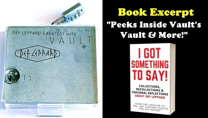 Def Leppard Vault | Chapter Excerpt | I Got Something To Say Book