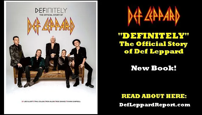 Def Leppard Book Definitely Official Story Information